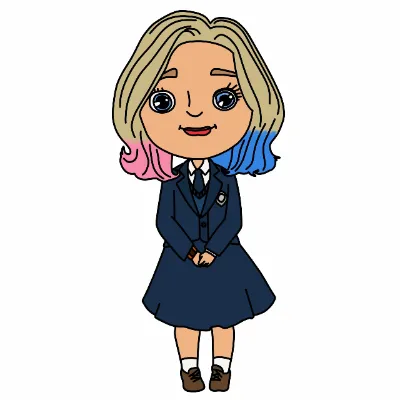 Hướng dẫn vẽ Enid Sinclair phong cách chibi cực đáng yêu.