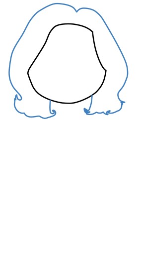 Hướng dẫn vẽ Enid Sinclair phong cách chibi cực đáng yêu. - Bước 2