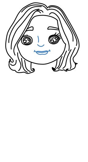 Hướng dẫn vẽ Enid Sinclair phong cách chibi cực đáng yêu. - Bước 5