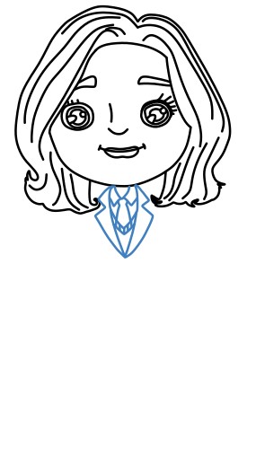 Hướng dẫn vẽ Enid Sinclair phong cách chibi cực đáng yêu. - Bước 6