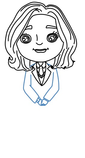 Hướng dẫn vẽ Enid Sinclair phong cách chibi cực đáng yêu. - Bước 7