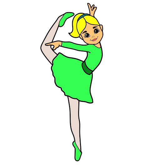 Hướng dẫn múa diễn viên múa Ba-Lê đáng yêu - Bước 10