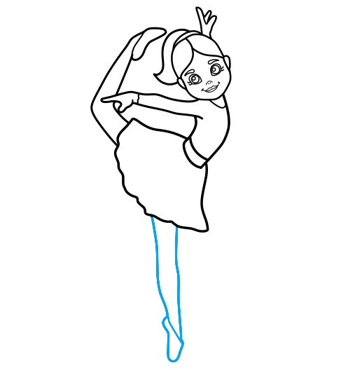 Hướng dẫn múa diễn viên múa Ba-Lê đáng yêu - Bước 9