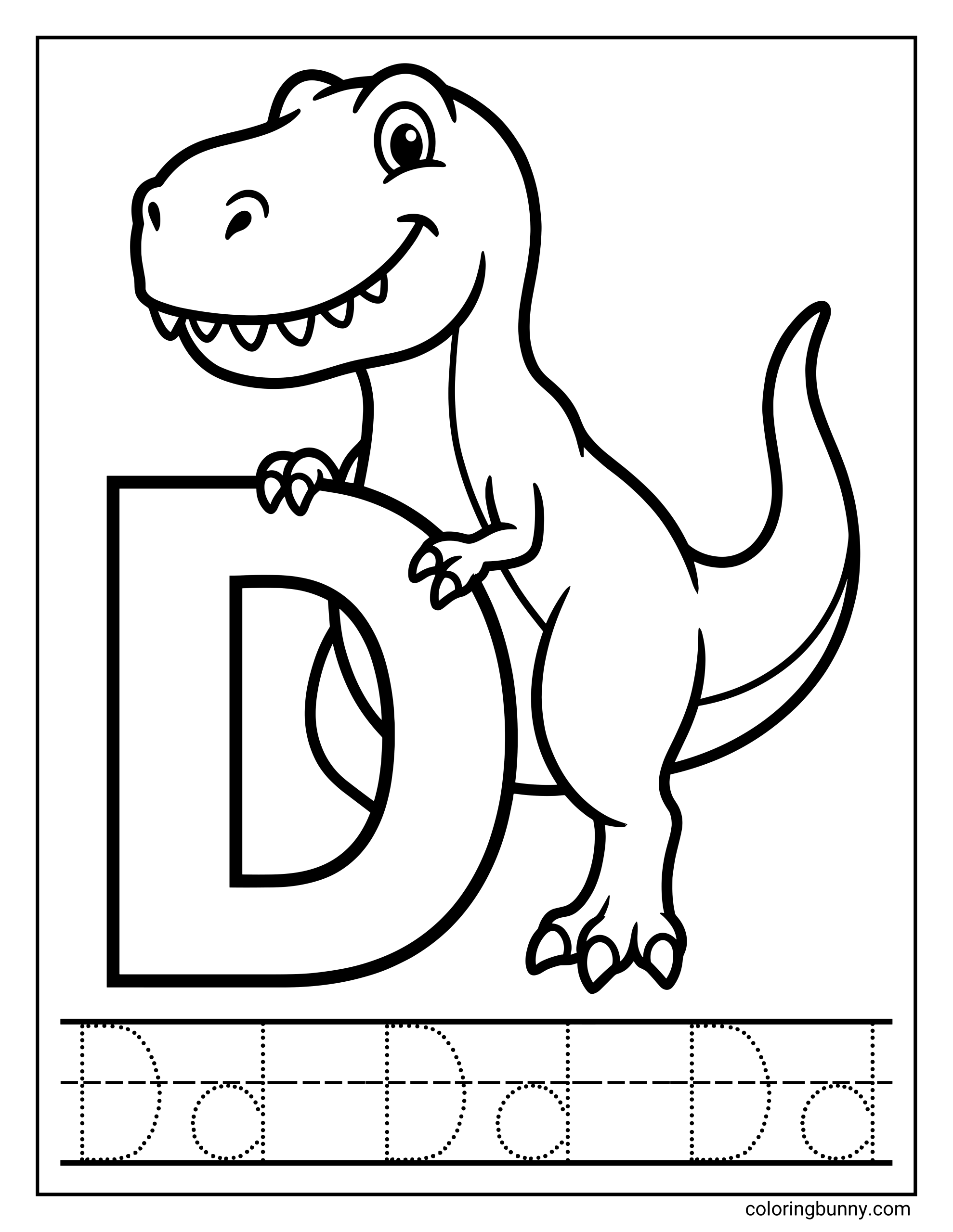 Trang Tô Màu Chữ D