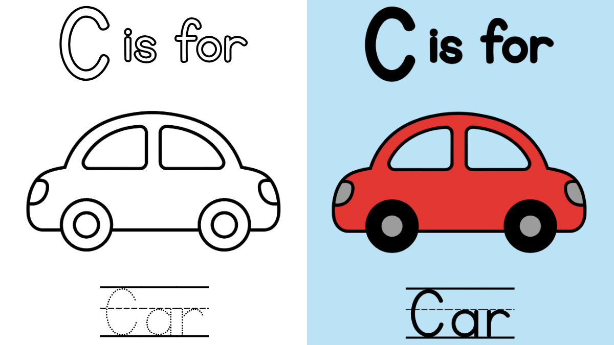 Trang Tô Màu Chữ C