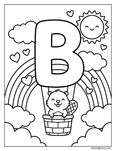 Bọ Rùa Trong Khinh Khí Cầu Chữ B