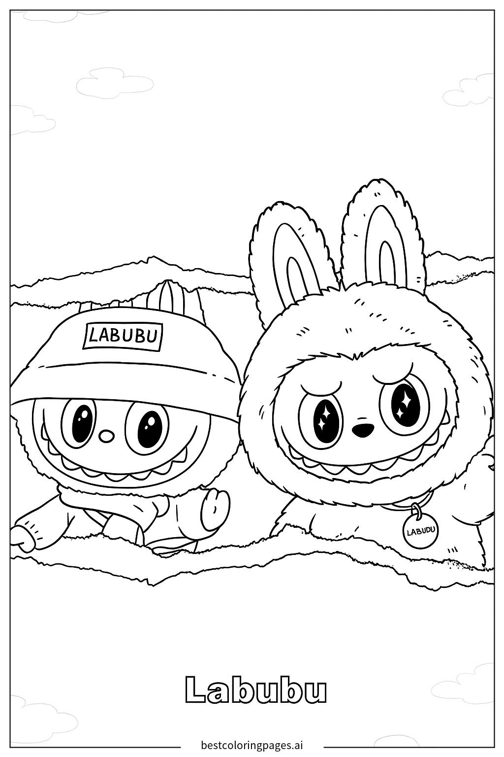 Best buddies labubu