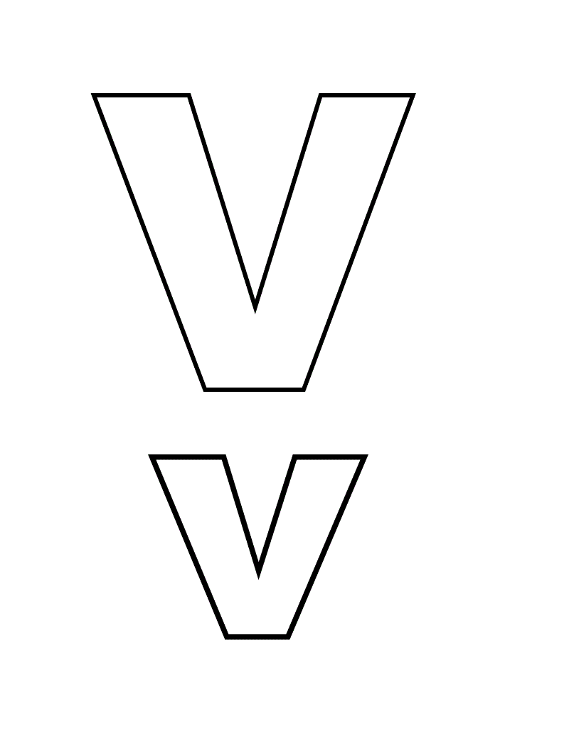 chữ v