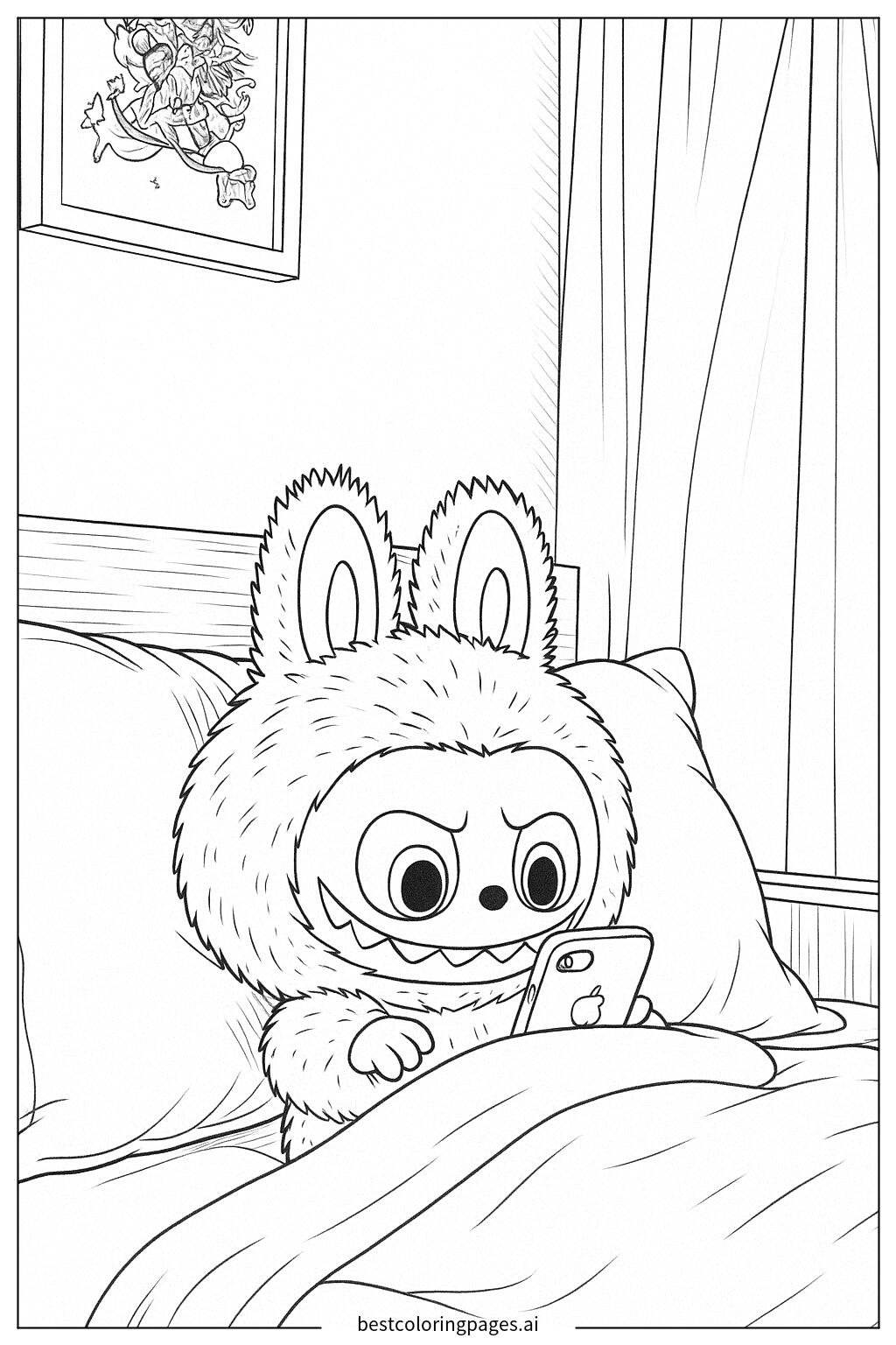 Cozy corner labubu