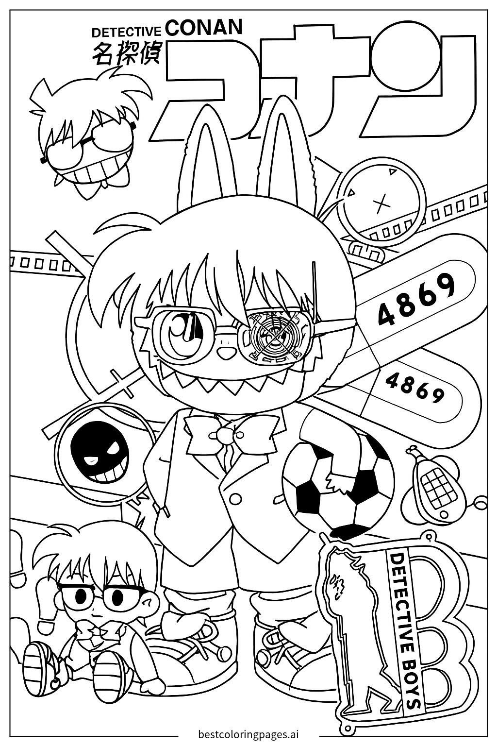 Detective conan labubu