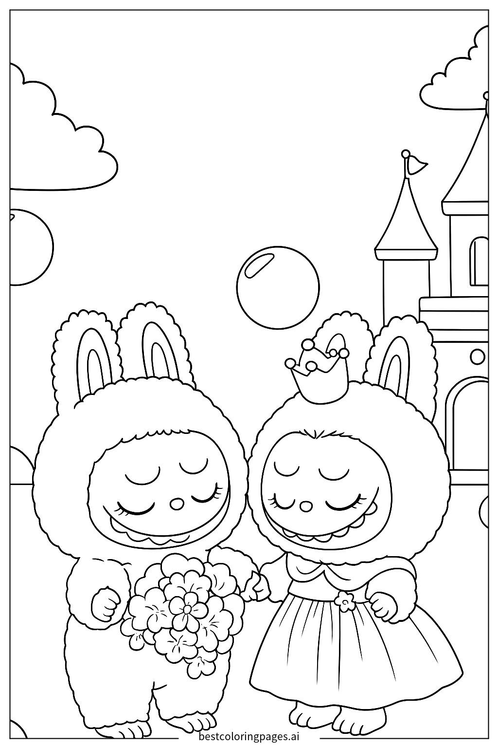 Labubu in love