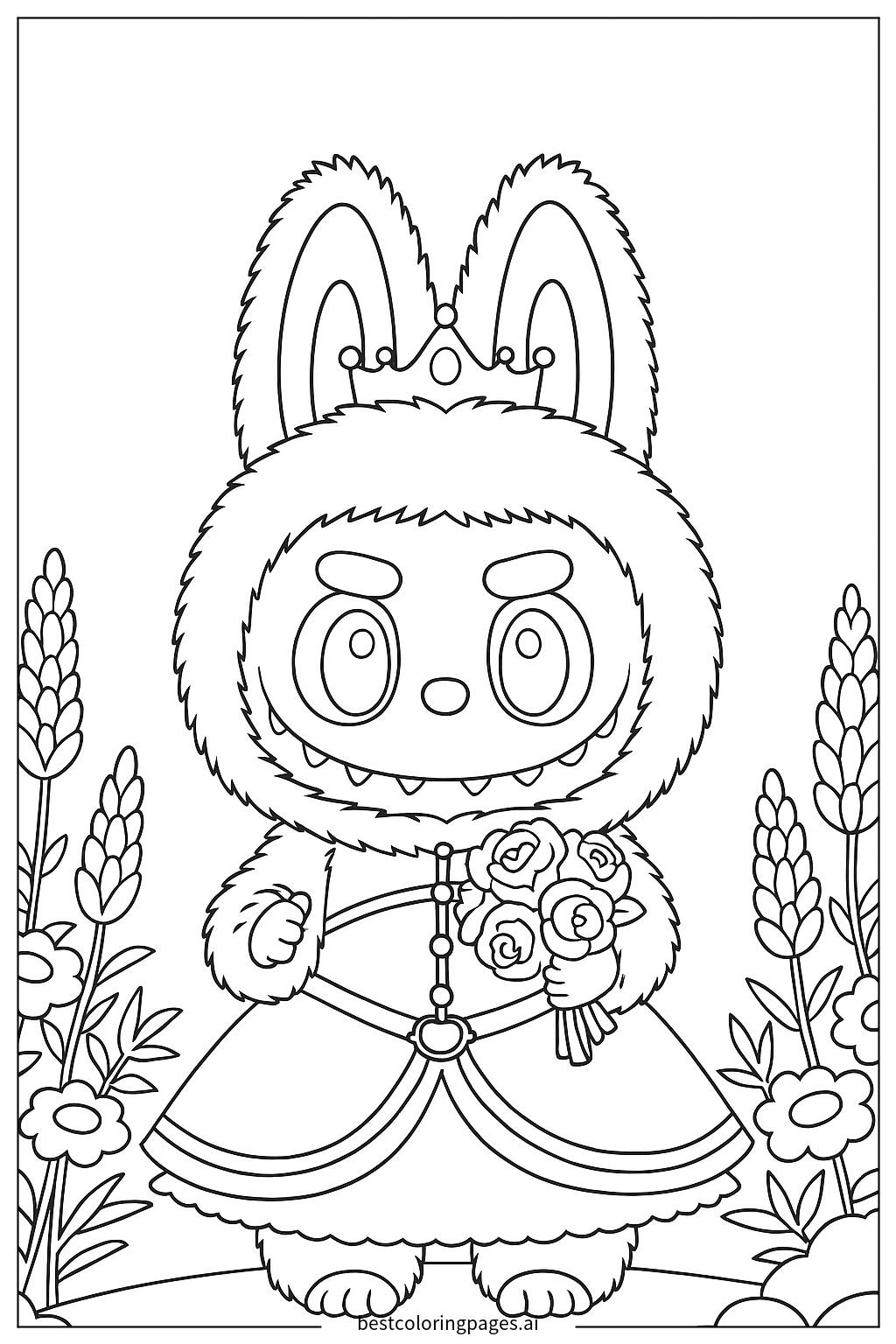 Labubu in wedding dress