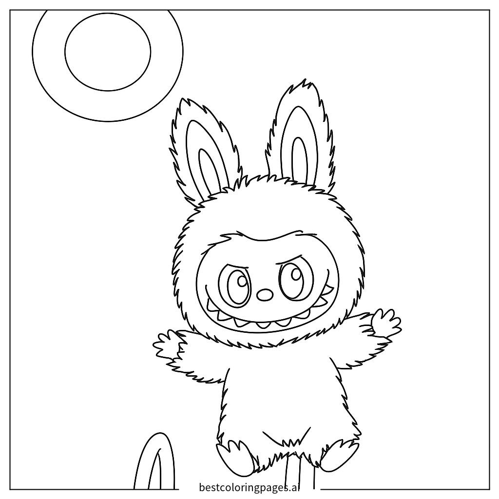 Labubu is jumping