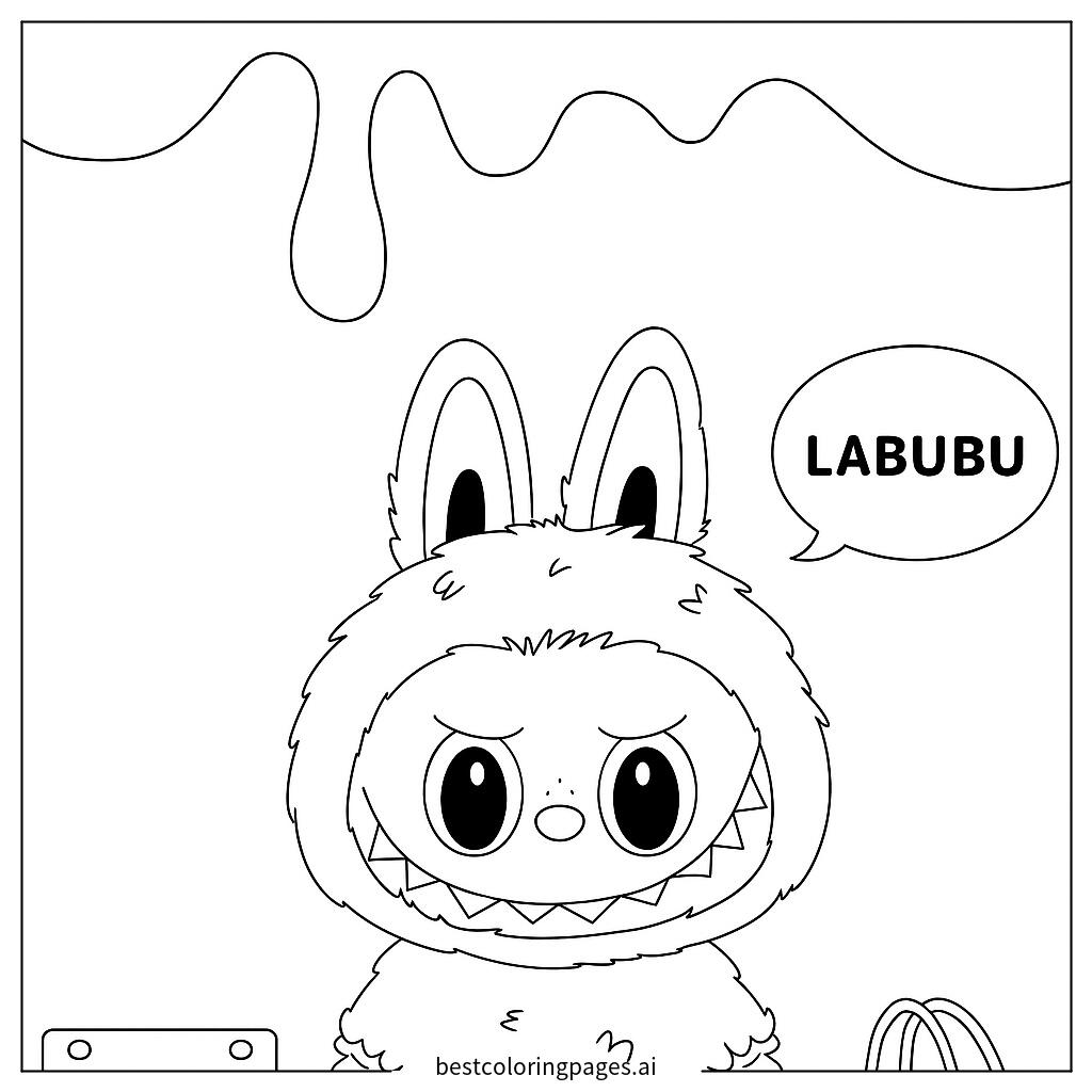 Labubu is smiling