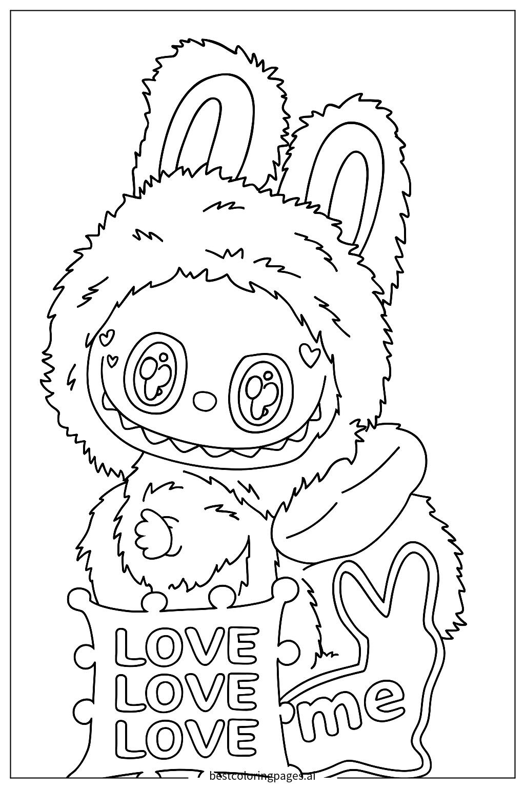 Labubu with love