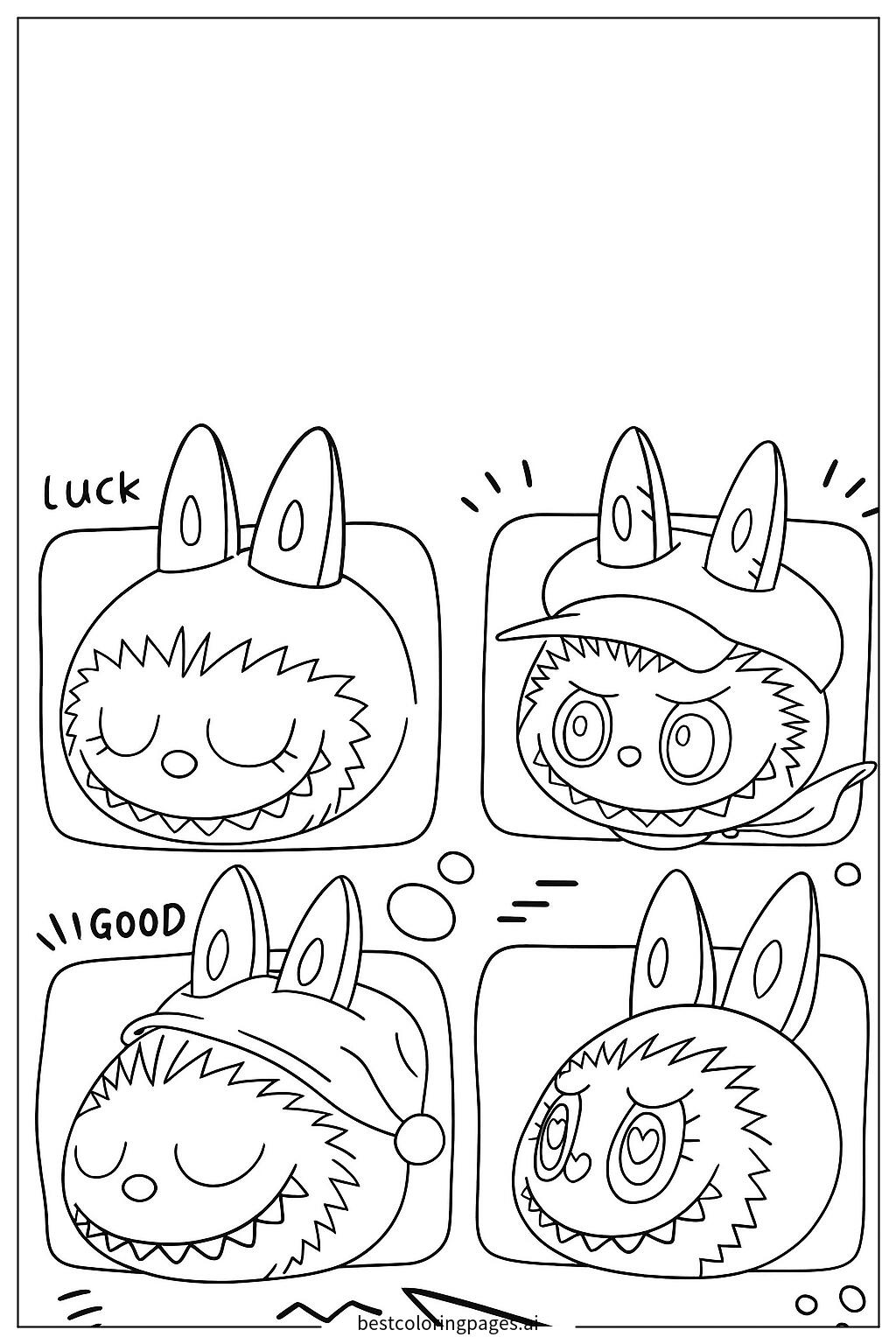 Labubus expressions