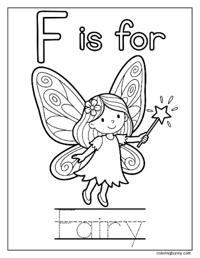 Chữ F là cho Tiên - Trang Tô Màu