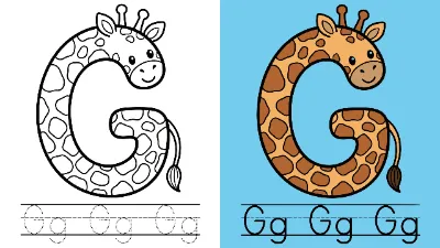 Trang Tô Màu Chữ G