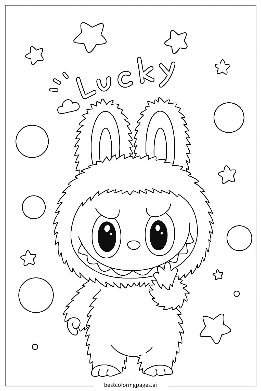Lucky bunny monster