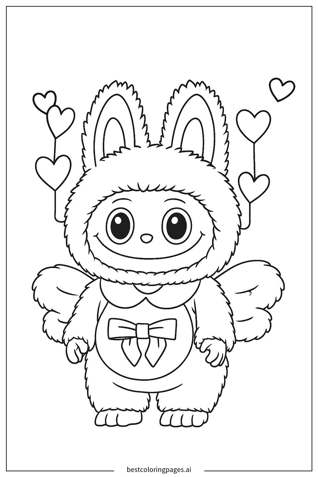 Sweet bunny labubu
