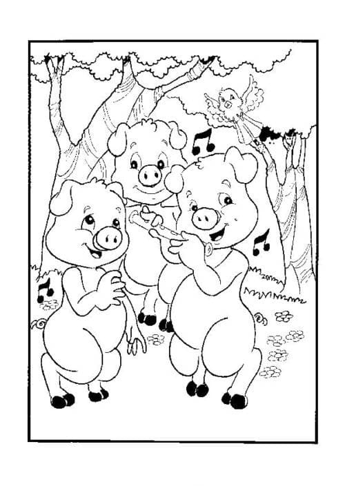 Ba Chú Heo Con Dễ Thương