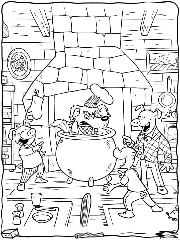 Ba Chú Heo Con và Chó Sói