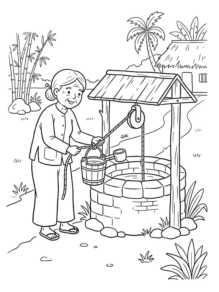 Bà Và Giếng Nước
