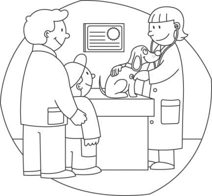 Bác Sĩ Thú Y Và Chú Chó Con