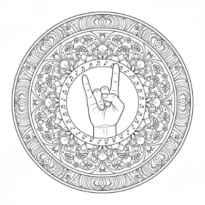 Bàn Tay Phong Cách Mandala