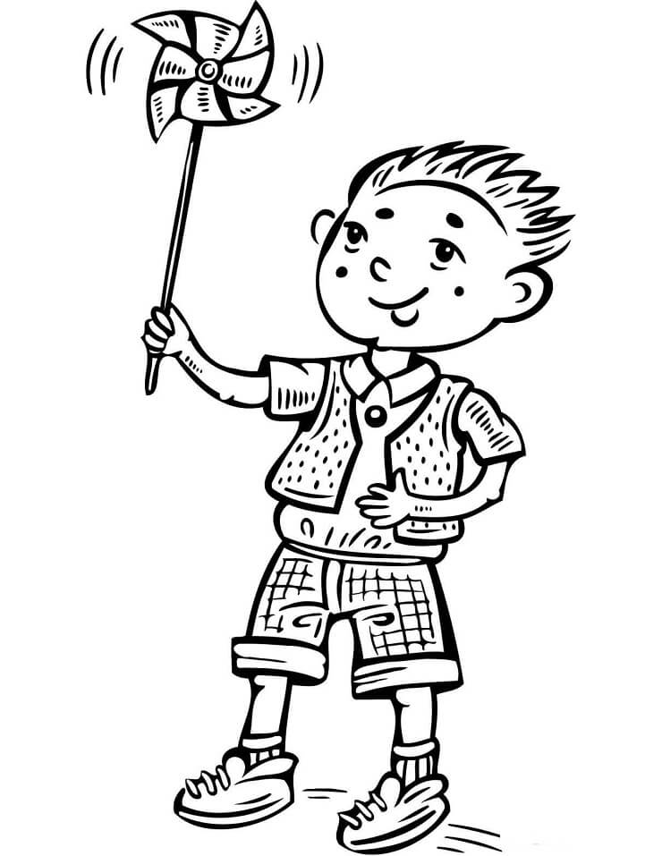 Bé Trai và Chong Chóng