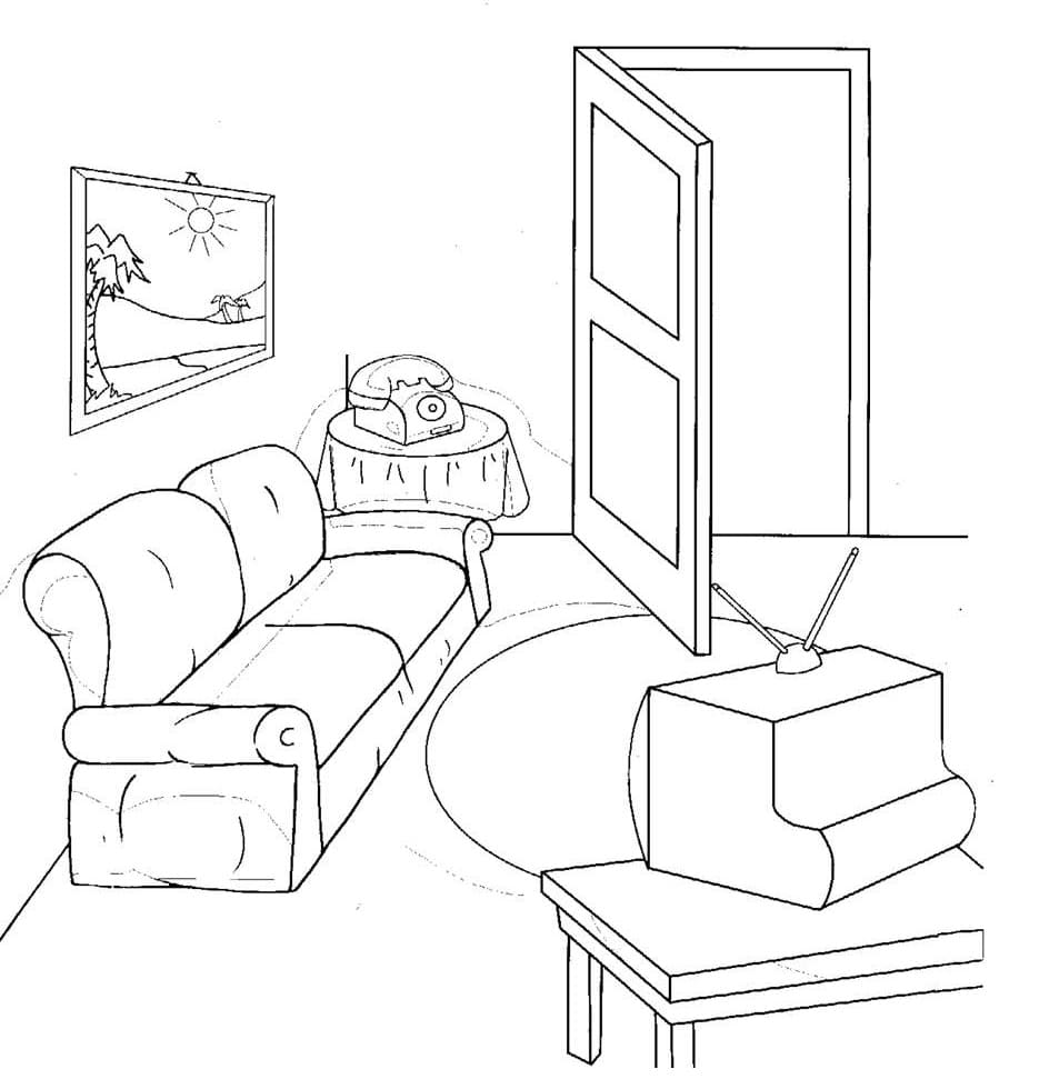 Bên Trong Phòng Khách