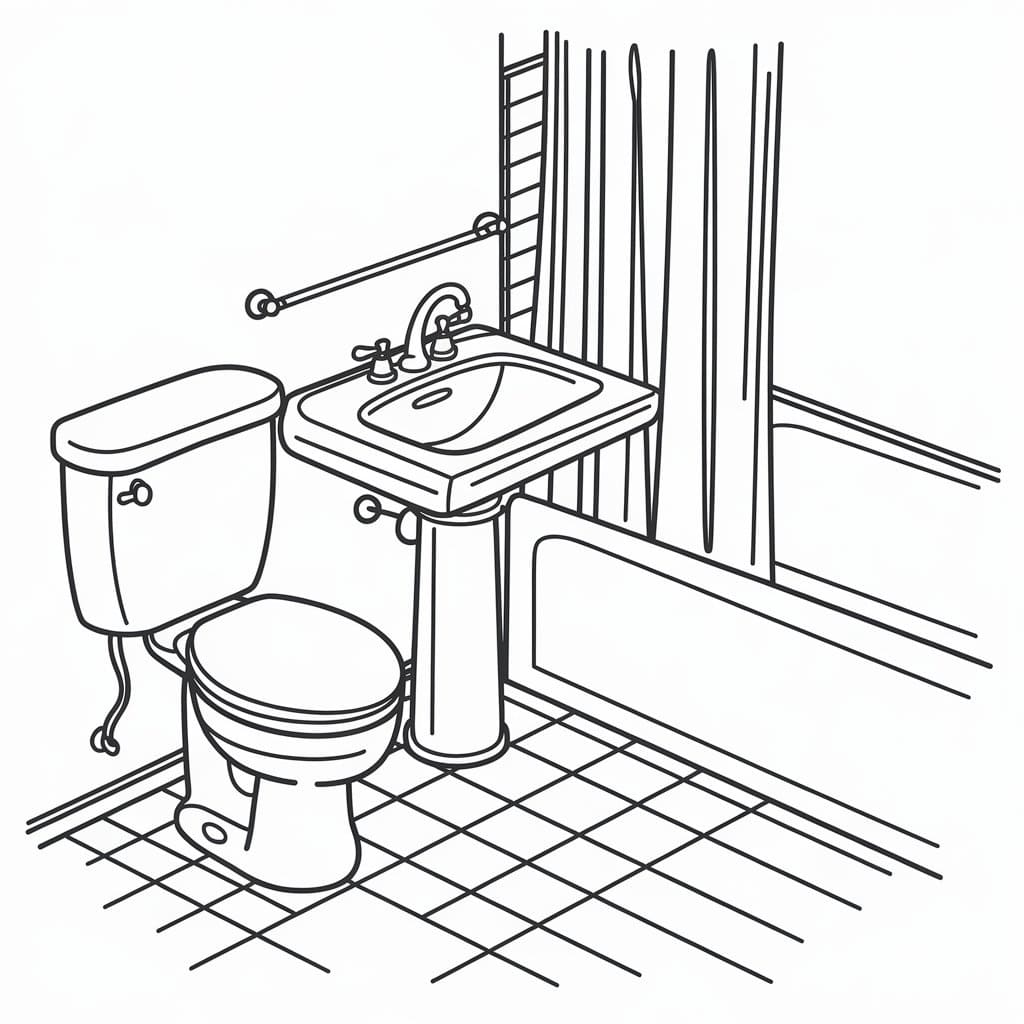 Bên Trong Phòng Tắm