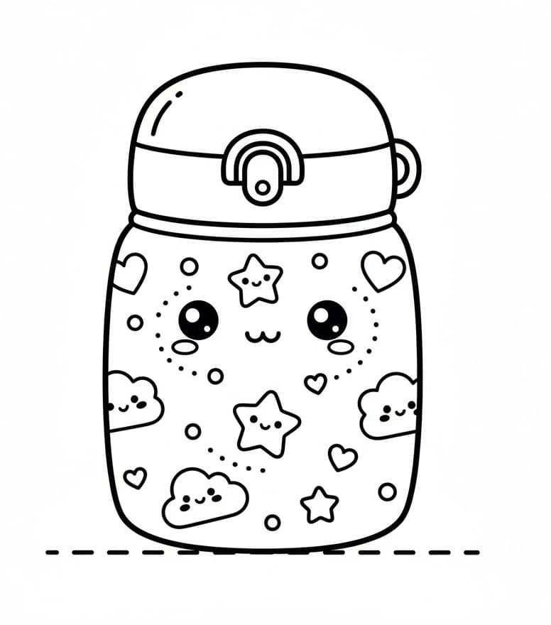 Bình Nước Dễ Thương