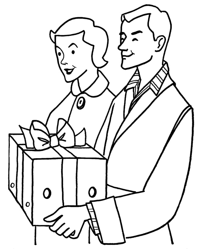 Bố và Mẹ Mua Quà