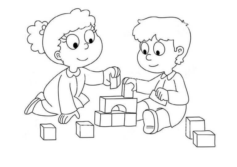 Bọn Trẻ Chơi Ở Trường Mầm Non