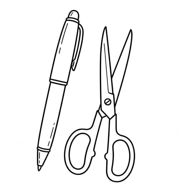 Bút Và Cái Kéo