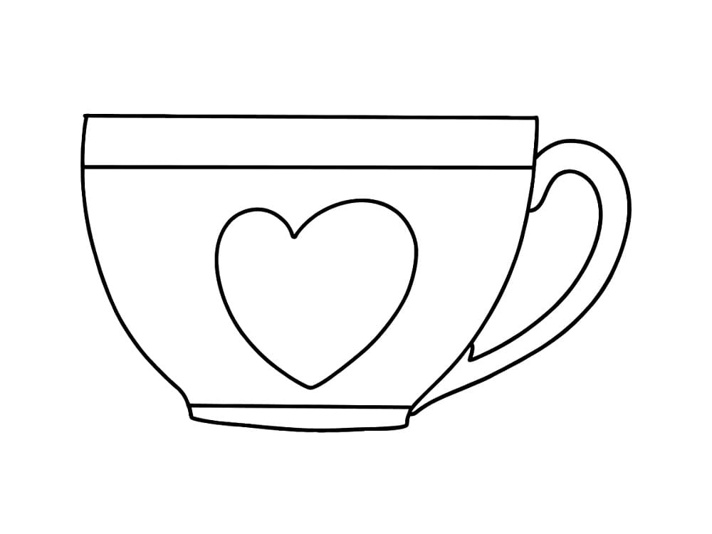 Cái Cốc Với Hình Trái Tim