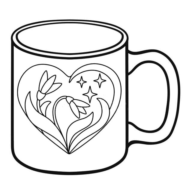 Cái Cốc Với Họa Tiết Đẹp