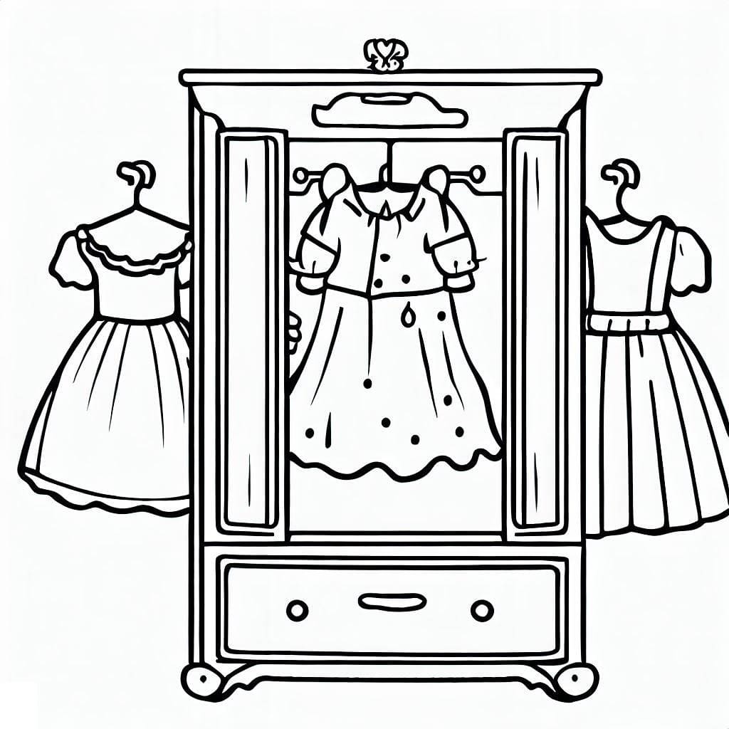 Cái Tủ Quần Áo Bé Gái