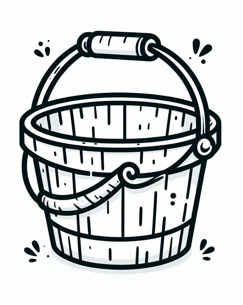 Cái Xô Bằng Gỗ