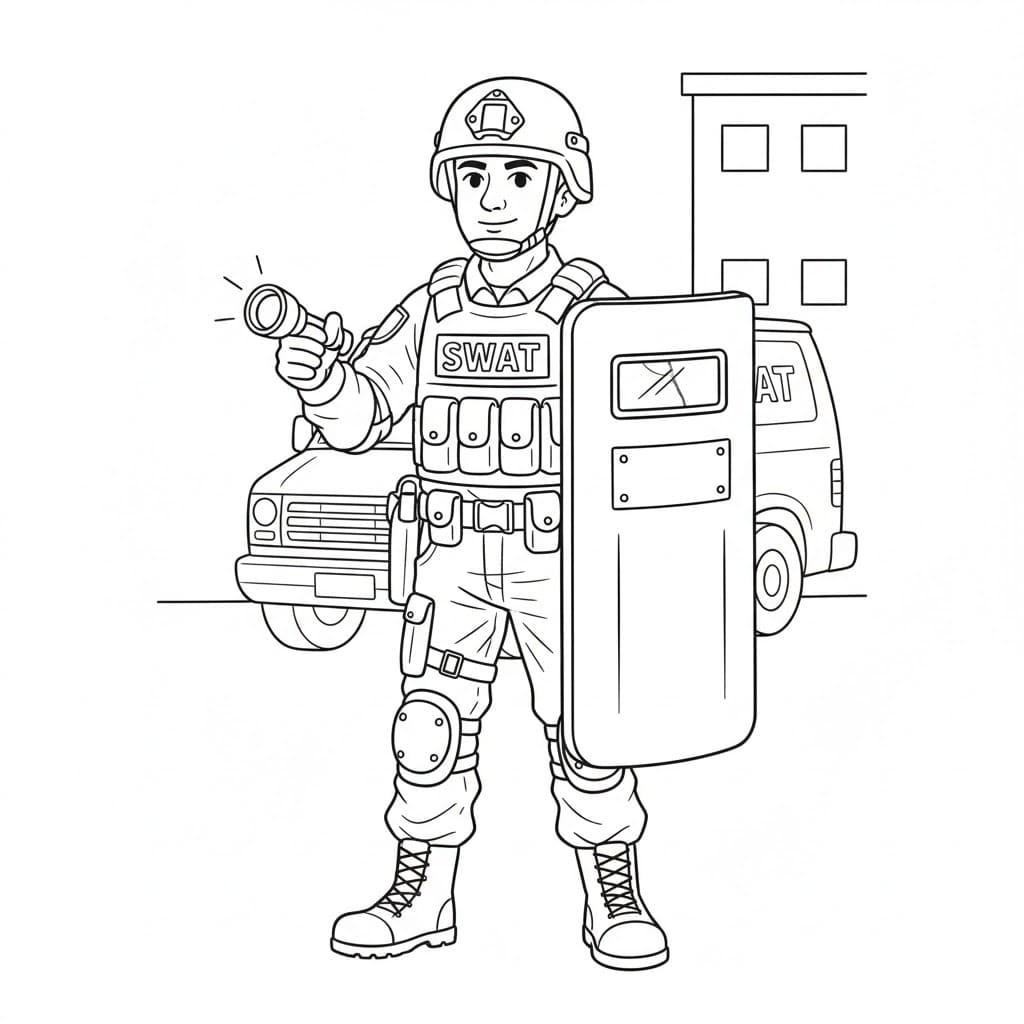 Cảnh Sát Đặc Nhiệm Làm Nhiệm Vụ