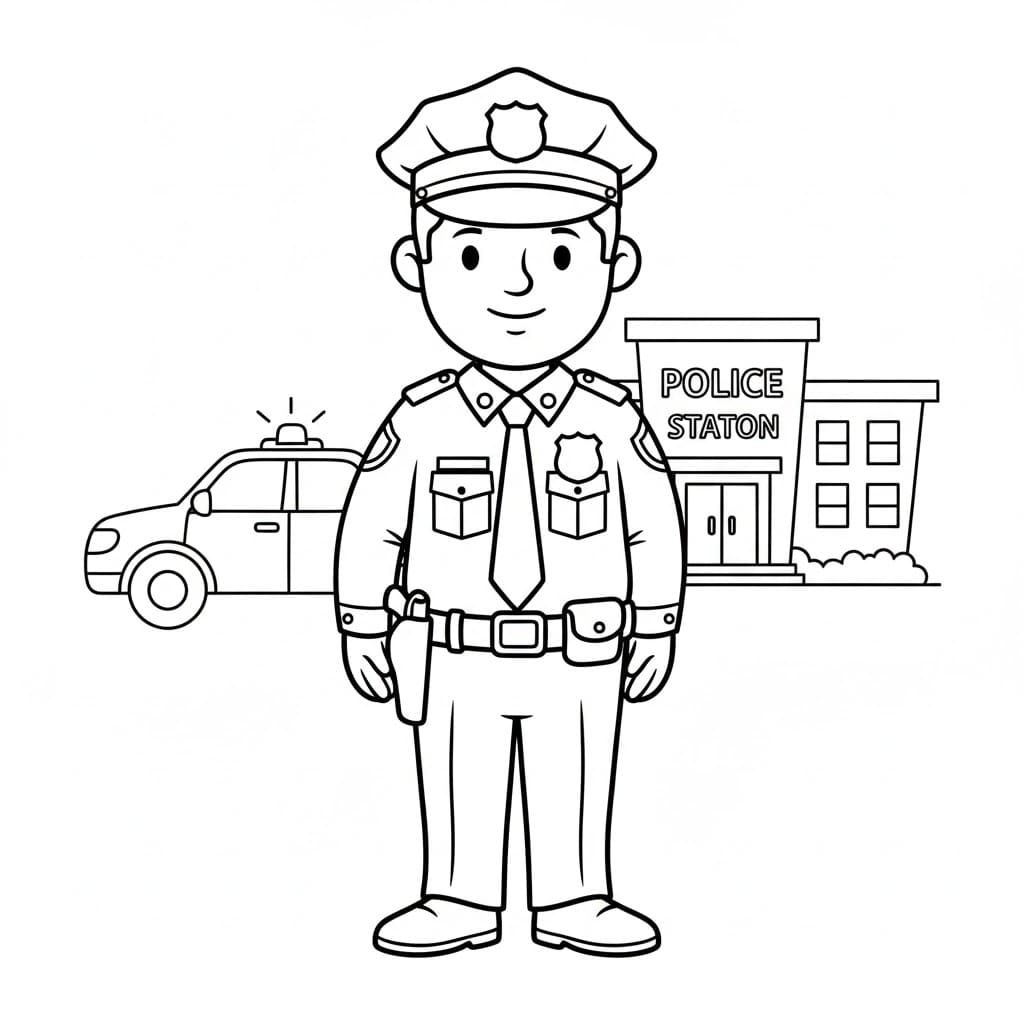 Cảnh Sát Đứng Trước Đồn