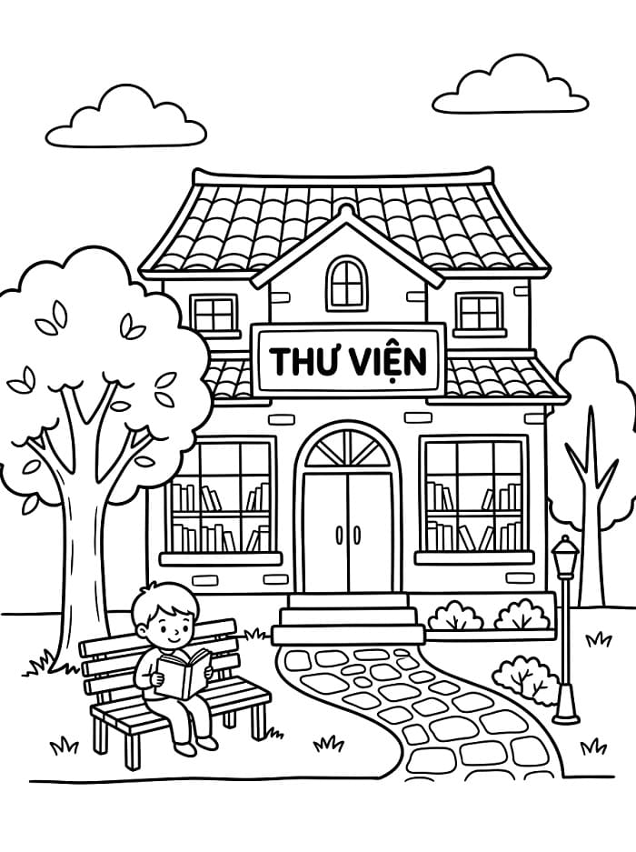 Tô Màu Thư Viện