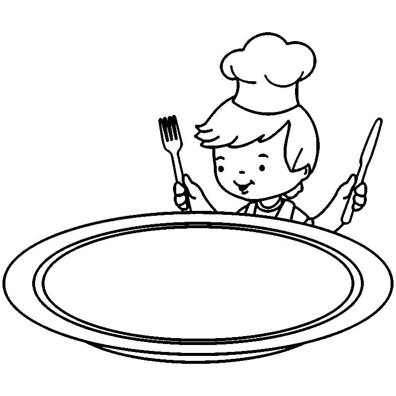 Cậu Bé Và Cái Đĩa Lớn