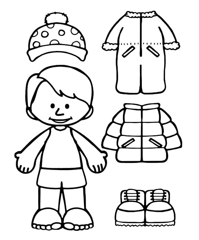 Tô Màu Quần Áo Mùa Đông