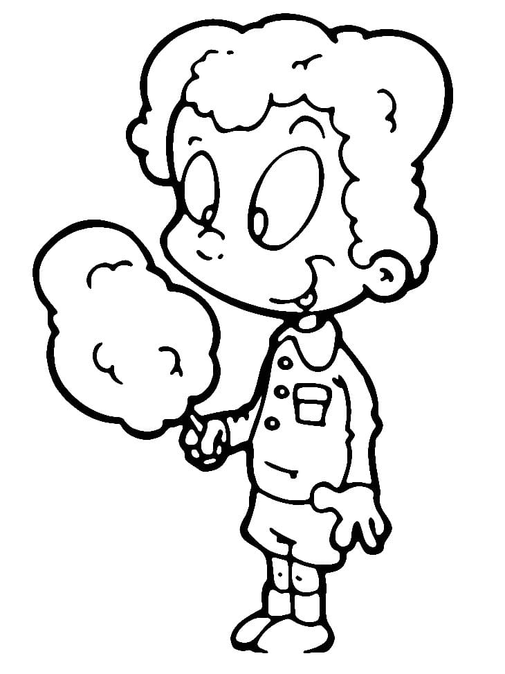 Cậu Bé Với Cây Kẹo Bông Gòn