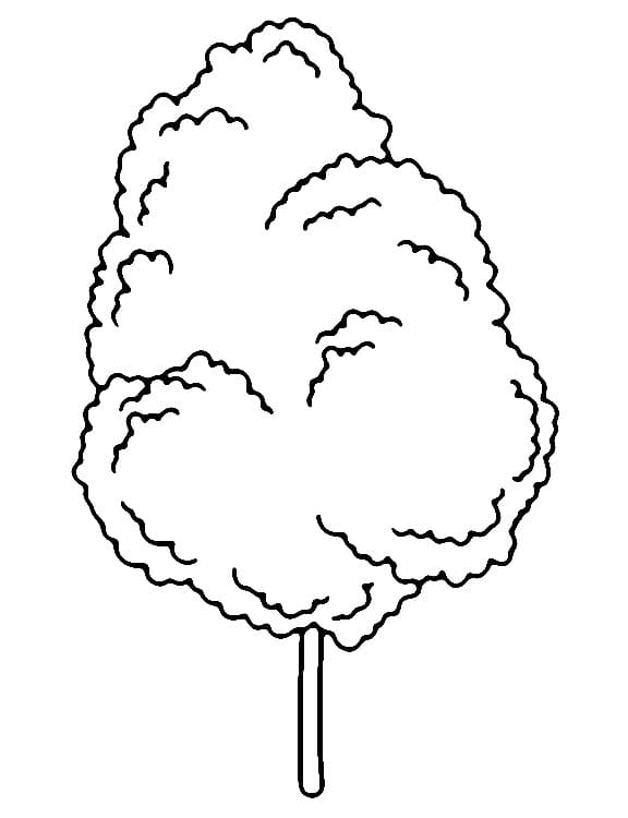 Cây Kẹo Bông Gòn Đơn Giản