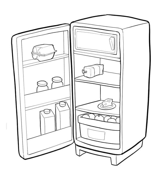 Chiếc Tủ Lạnh Đựng Đồ Ăn