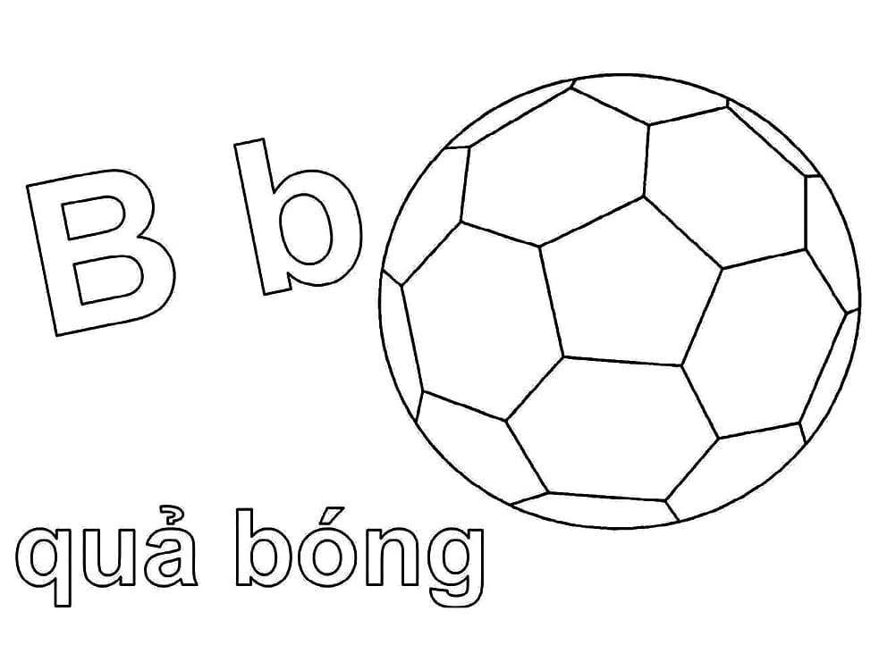 Chữ B Quả Bóng