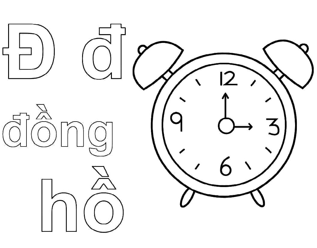 Chữ D Đồng Hồ